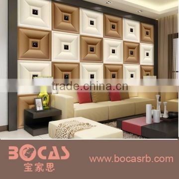 Leather 3d wall panel decoration wall panel decor walls and ceiling decorative factory instead of wall paper