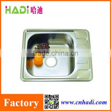 High quality / apron front single bowl stainless steel kitchen sink with drain HD5848B