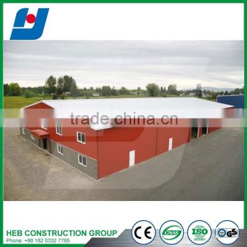 Warehouse Metallic Roof Structure Construction