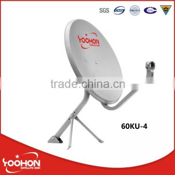 60cm KU band TV antenna satellite dishes