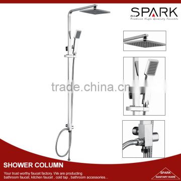 Durable bathroom bath rain shower column set