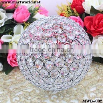 High quality crystal wedding ball for wedding party home&hotel decoration(MWB-002)