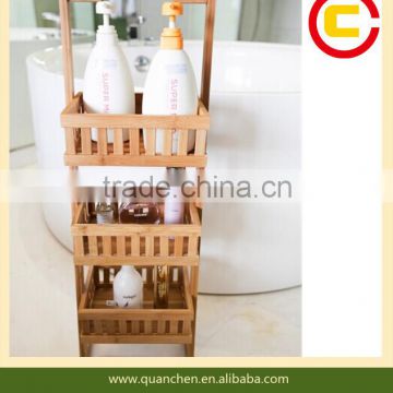Bamboo Bathroom Storage Rack