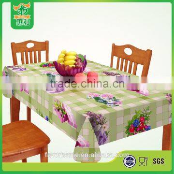 plastic oil cloth table cloth