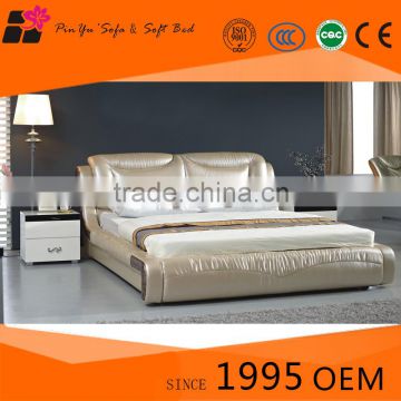 Hot sale fashionable modern king size bed, modern furniture design sale for living room