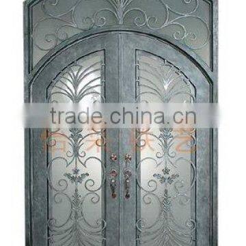 Wrought iron front doors for House