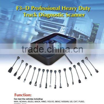 2013 Factory Direct Super quality FCAR F3-D heavy duty automotive scanner for Japan,China, Europe, America trucks