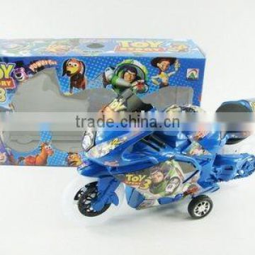 TOY STORY 3 FRICTION FLASHING MOTORCYCLE WITH IC