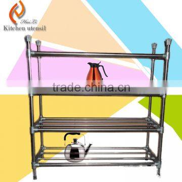 150X45X120cm four layers heavy frame adjustable feet commercial kitchene storage rack shelf for hotel restaurant