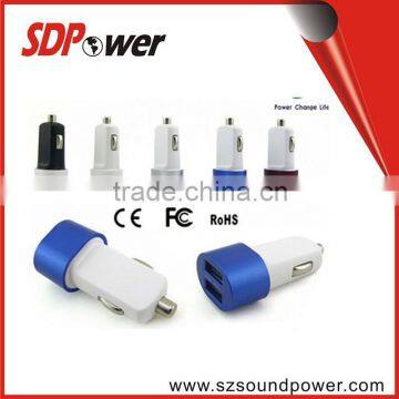 2016 alibaba 5V2.1A silm mini usb car charger