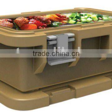 Coffee Insulated Plastic Top Loader Pan Carrier