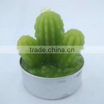 Factory supplier newest cute cactus plant candle for decoration
