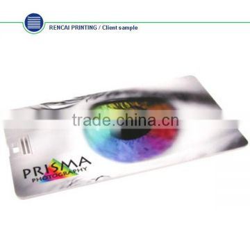 China 1gb USB Flash Drive Black Custom Business Plastic credit card usb