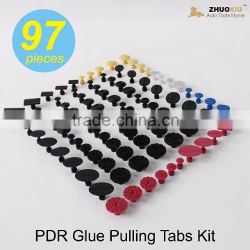 97pc PDR dent lifter glue puller glue pulling tabs kit