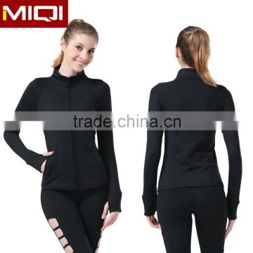 Wholesale Fashionable Design Worktout Sportswear Women Fitness Spandex Yoga Jacket