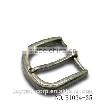 Antient look men's 35mm D-shape antique nickel plated belt buckle                        
                                                                                Supplier's Choice