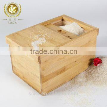 Quality solid wood rice box, rice storage box