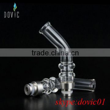 glass long drip tips in curve shape