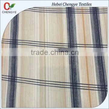 factory price polyester cotton plaid check shirt fabric