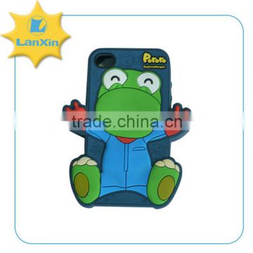 Silicone rubber 3D pattern mobile phone coat