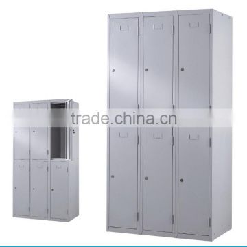 High quality changing room steel swing door storage clothing locker cabinet