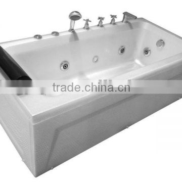 simple apron massage bathtub,rectangle pillow spa tub