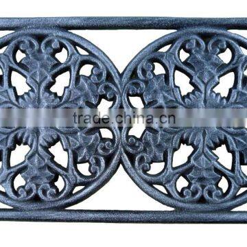 rectangular antique cast iron trivets