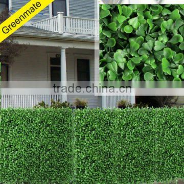 Boxwood artificial green hedge with uv resistance