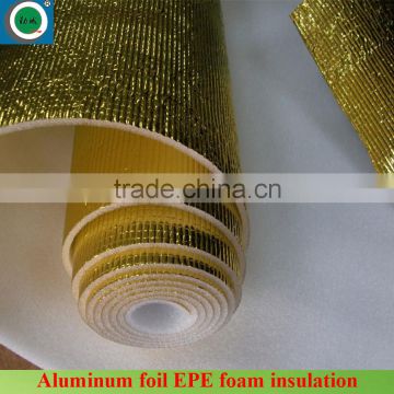 gold film environmental XPE epe Foam Insulation