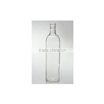 High flint clear glass bottle 750ml for cooking oil olive oil