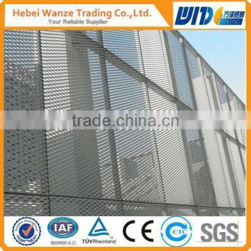 decorative aluminum expanded metal mesh / decorative gabion mesh /decorative metal mesh curtain