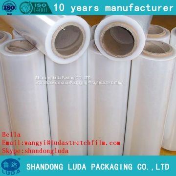 Durable transparent hand LLDPE protective stretch film roll waterproof and dustproof