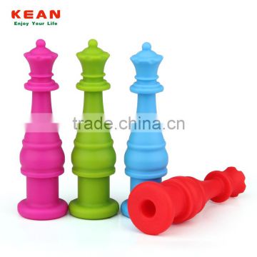 100% Food Grade Silicone King Chewable Pencil Topper