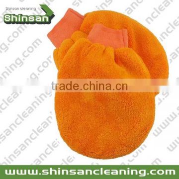 27*19cm terry cloth wash mitt /Microfiber cleaning chenille mitt/Mitt Microfiber Car Cleaning Glove