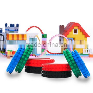 2017 Hot Sale Colorful Silicone Building Blocks Tape