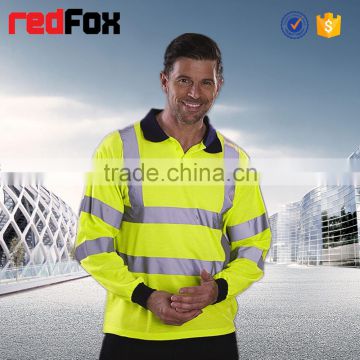 high visibility safety button workwear shirt
