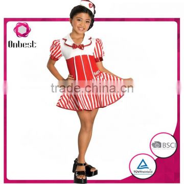 Onbest China supplier red&white nurse uniform Halloween career costume for kids