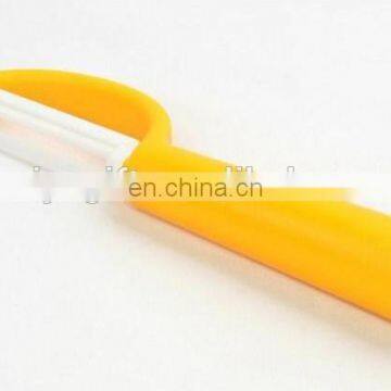 Food grade zirconia ceramics vegetable peel cutter with plastic handle for safe kitchenware