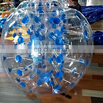 PVC / TPU Adult Size Human Bubble Suit Knocker Ball Inflatable Body Bubble Soccer Ball For Outdoor Sport