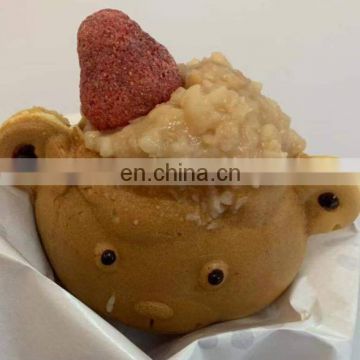 sanck food truck machine  ice cream cone taiyaki bear little bear waffle maker  with baking equipment