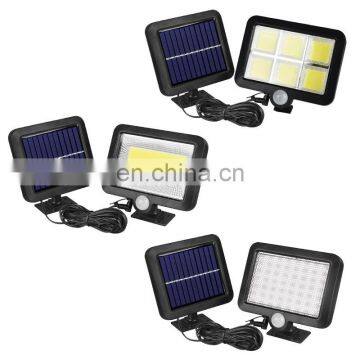 Outdoor waterproof emergency motion sensor COB led solar garden light solar wall lamp solar sensor wall light