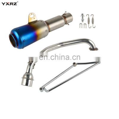High quality header mounting bracket set GY6 125CC 150CC motorcycle muffler exhaust pipe