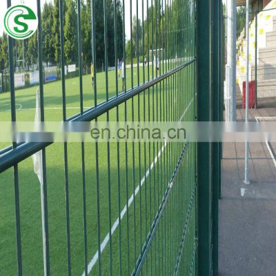 PVC/powder coated home & garden used galvanized welded double cross wire mesh fence