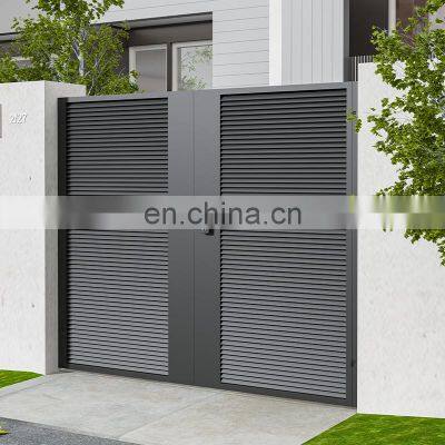 Easy install residential/counteryard/garden iron gates Modern fencing trellis gates