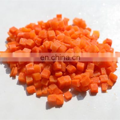 High quality BRC Certified IQF frozen carrot dice