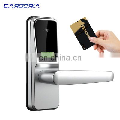 Wireless Master Key Electric Smart Out Whaterprof Rf Rfid Digital Door Card Core Hotel smart Lock with card reader
