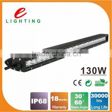 High quality 130W 12v waterproof led light bar