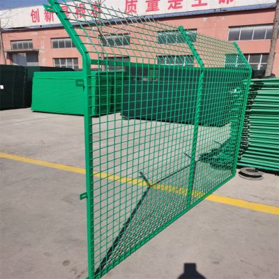 Dark green high speed rail rail safety isolation net fence net