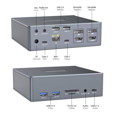 18-in-1 smart USB3.2 Gen2 docking station