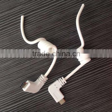 90 right angled USB3.1 tpye C to USB Type and Mobile Phone Use Spring data&charging cable for Android mobile phones